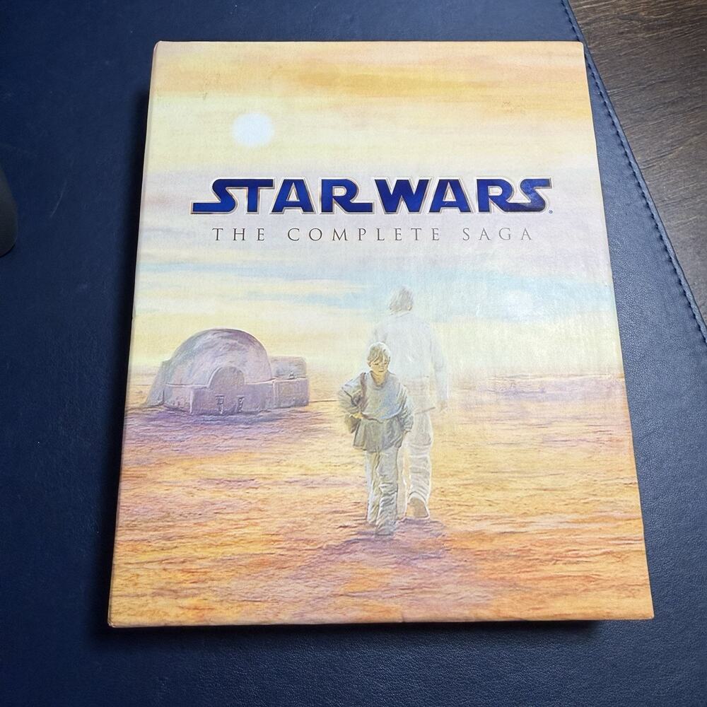 Star Wars: The Complete Saga (Blu-ray, 2011, 9-Disc Set) - Excellent / Like New